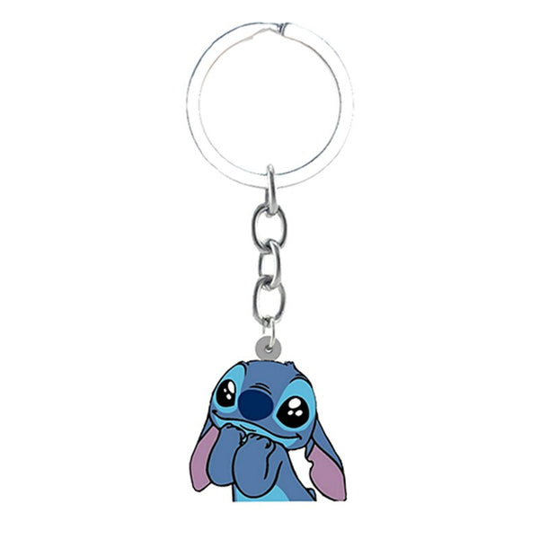 Stitch Keychain with Shiny Eyes