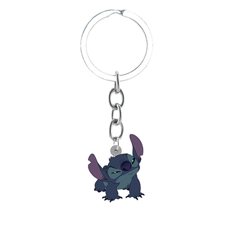 Stitch Keychain Annoyed