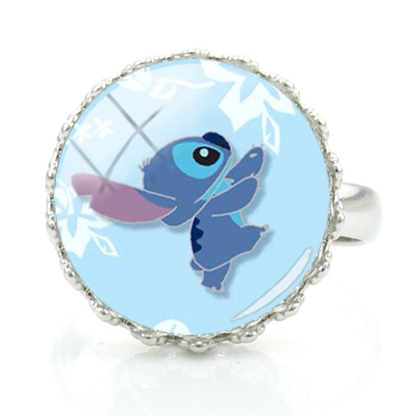 Blue Stitch Ring