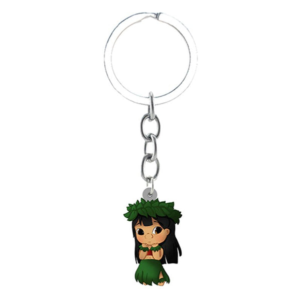 Hawaiian Lilo Keychain