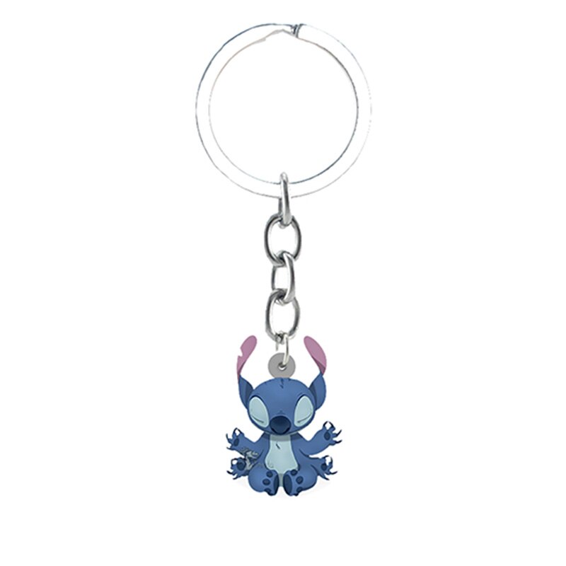 Stitch Yoga Keychain