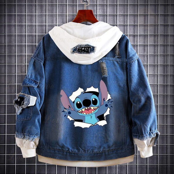 Torn Stitch Jeans Jacket