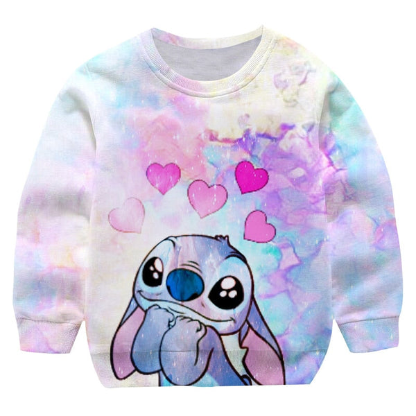 Child Stitch in Love Hoodie