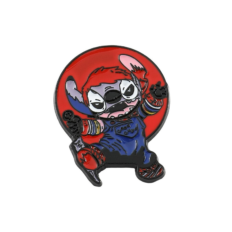 Red Stitch Pin