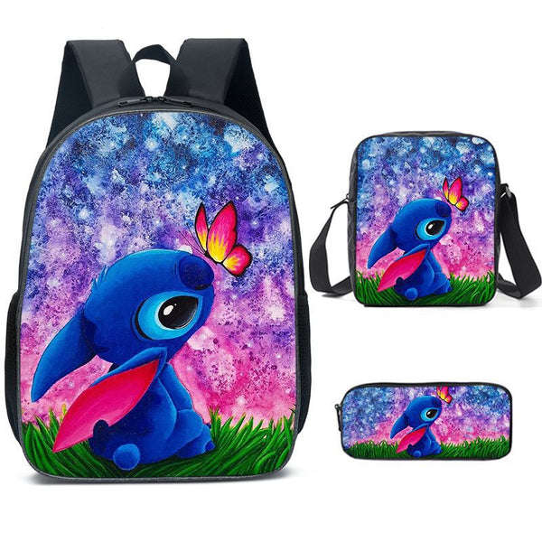 Stitch Butterfly School Bag