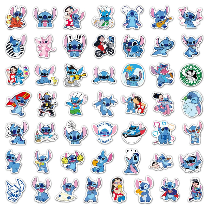 50 Lilo and Stitch Stickers