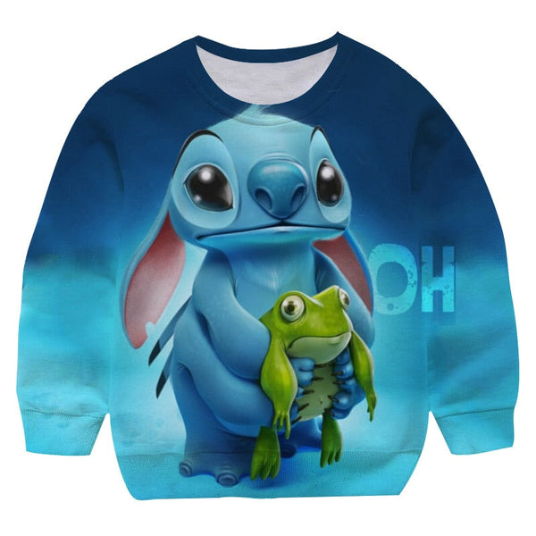 Child Hoodie Frog Stitch