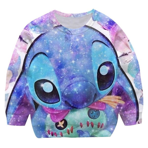 Child Hoodie Stitch Scrump Galaxy