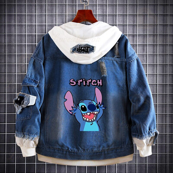 Denim Jacket with Raised Arms Stitch