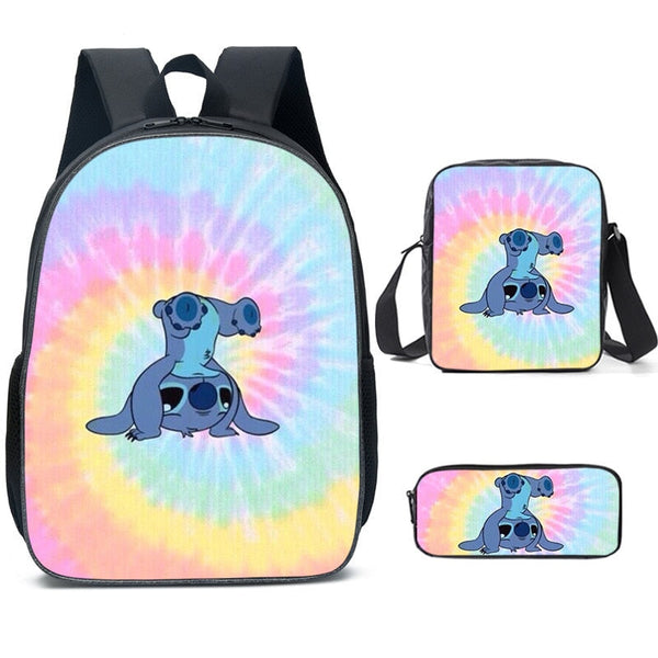 Stitch Tie and Dye School Backpack