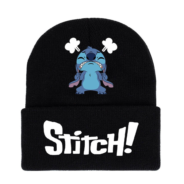 White Frustrated Stitch Cap