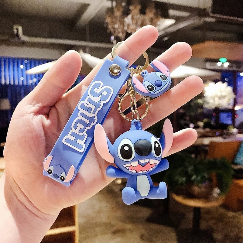 Stitch Rubber Keychain